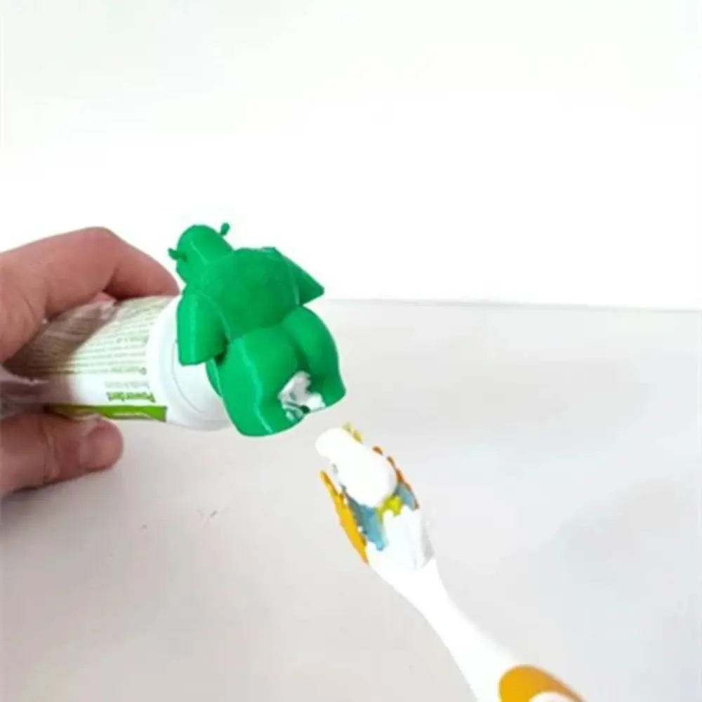 Creative Funny Bathroom Supplies Shrek Pooping Toothpaste Topper Toothpaste Hat Dispenser Cap Gift