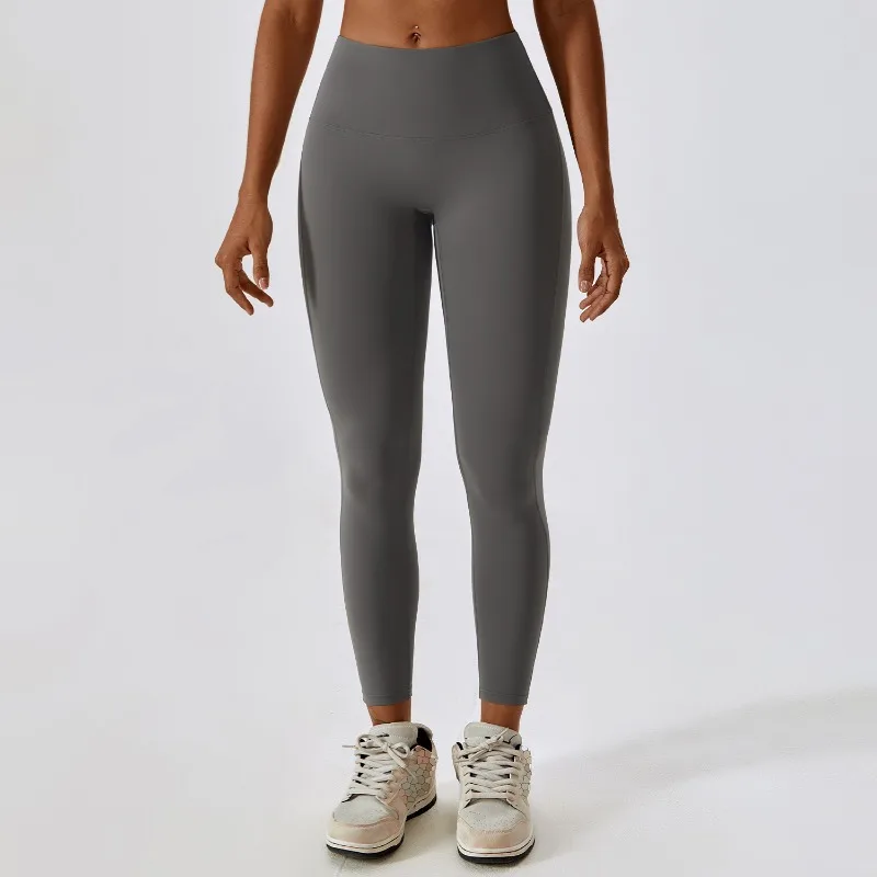 Yoga Pants Tummy Control High Waist Fitness Pants Women's Sportswear Exercise Fitness Outdoor Running Gym Hip Lifting Leggings