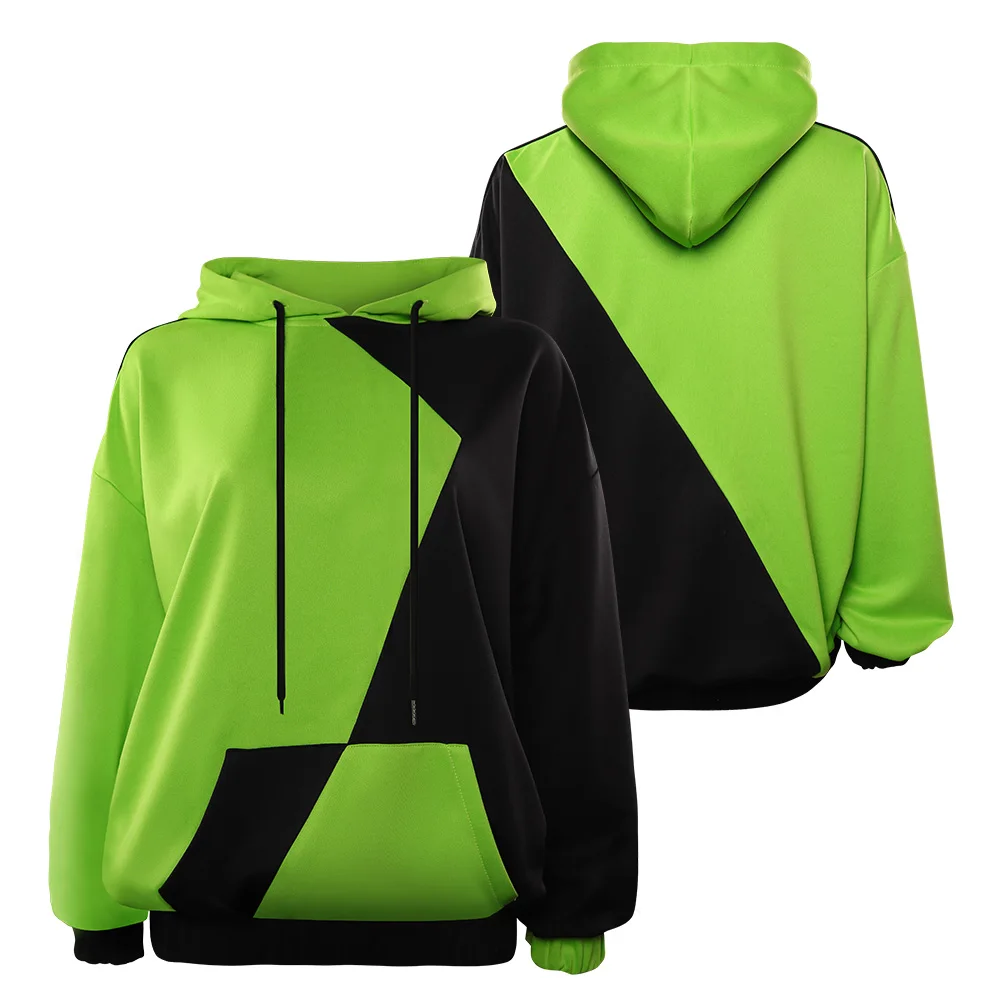 

Shego Cosplay Costume Shego Women Hoodie Cartoon Kim Female Villain Role Play Woman Adult Pullover Sweatshirt Hooded Jacket