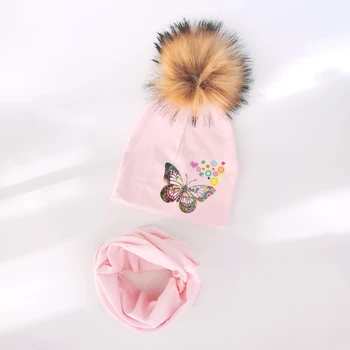 Baby Hats set for Girls lovely butterfly 1