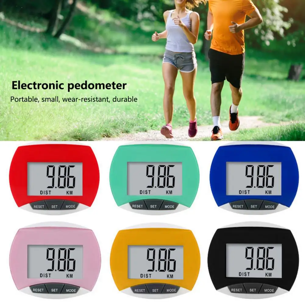 

Digital Pedometer Reading Clear Screen Count Steps Electronic Large Screen Pedometer Portable Fitness Equipment