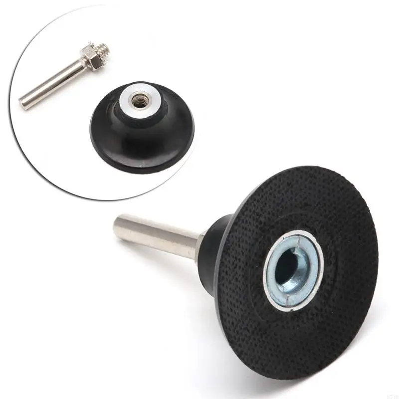 2" Sanding Discs Holder 1/4" Shank for Rotary for 3M Roloc Discs Pad