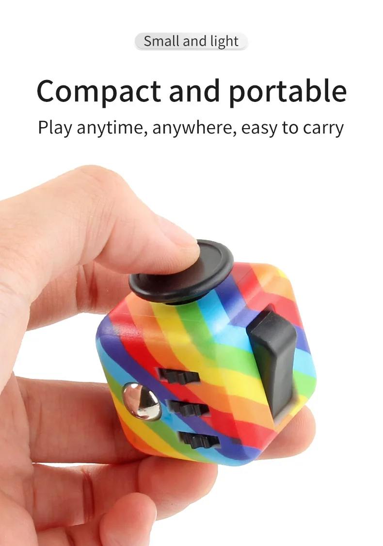 New Antistress Fidget Compression Sensory New Novelty Magic Dice Toys for Children Adults Stress Relief Toys Kids juguetes