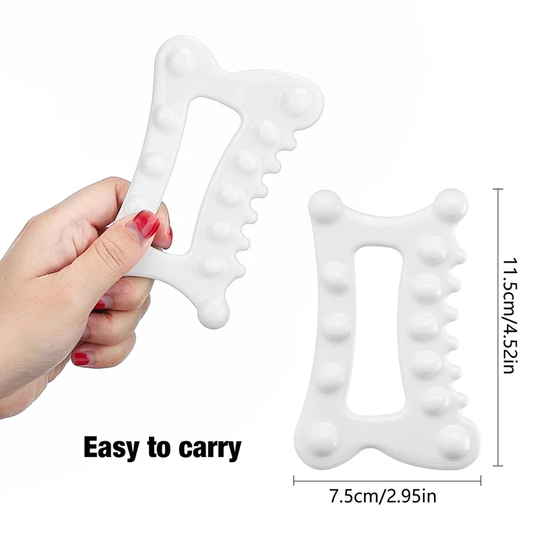Facial Gua Sha Massage Board Resin Reduce Fat Static Free Portable Full Body Scraping Plate For Women Adults 6