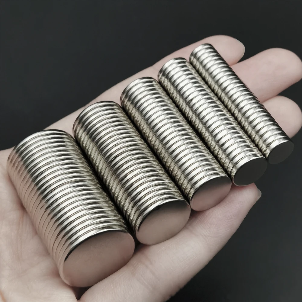 Round Magnets 2x2-20x2mm diameter Small Super Strong Magnetic neodymium for fridge board