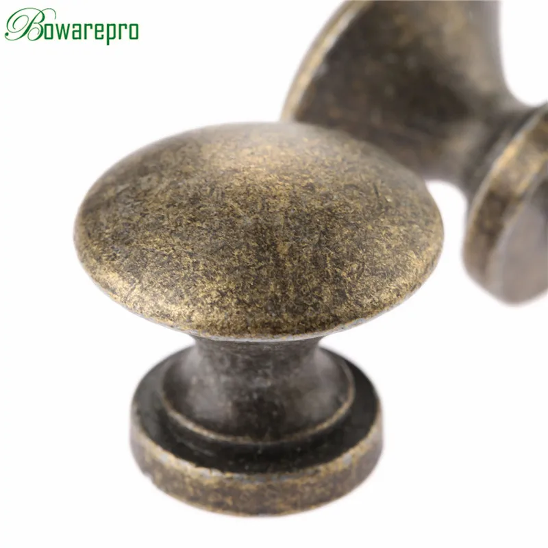 Zinc Alloy Retro Jewelry Box Buttons Dresser Drawer Wardrobe Pull Handles Mushroom Typed Cupboard Cabinet Mini Door Knob 25x23mm
