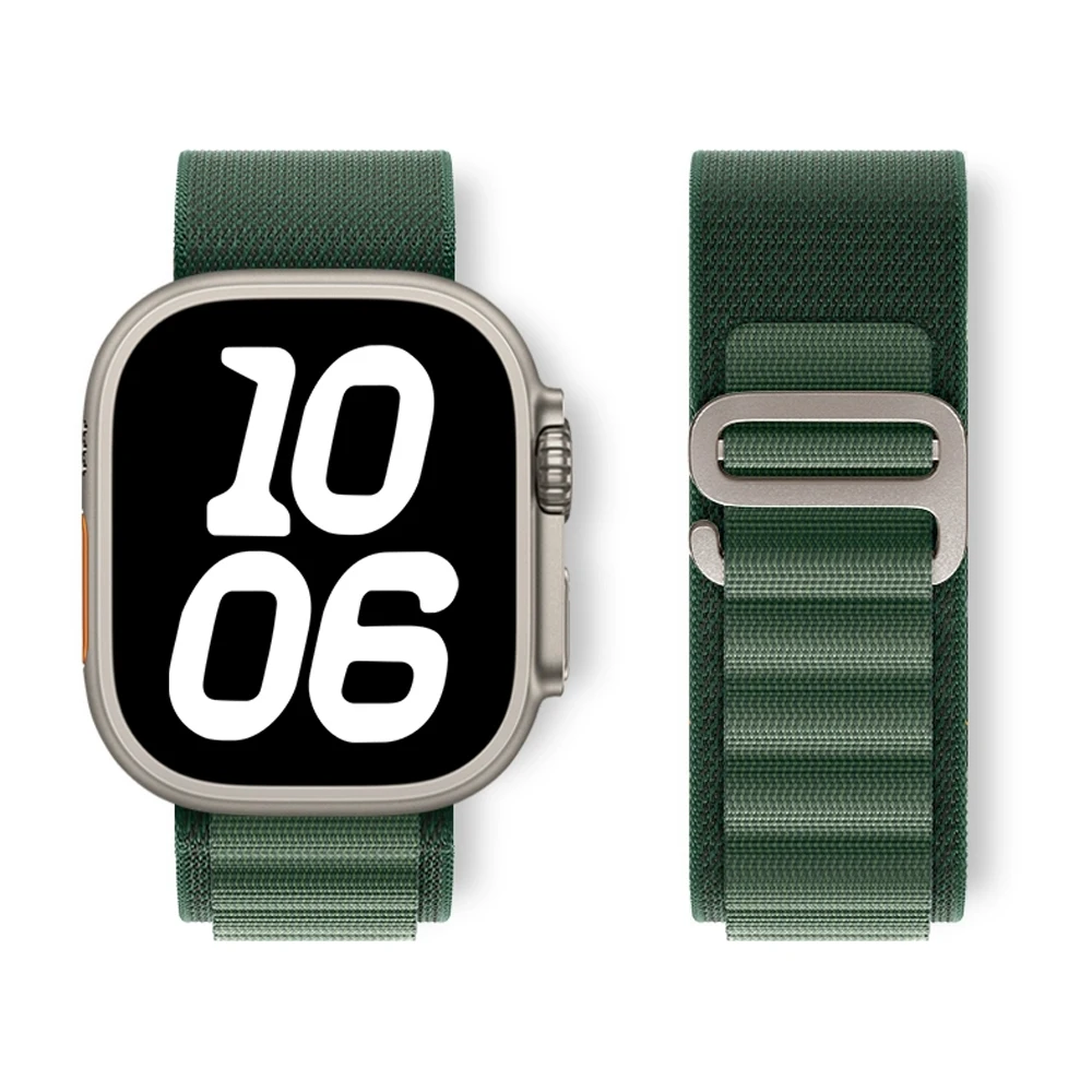 Nylon Alpine Loop Strap for Apple Watch - Durable and Stylish Bracelet Band
