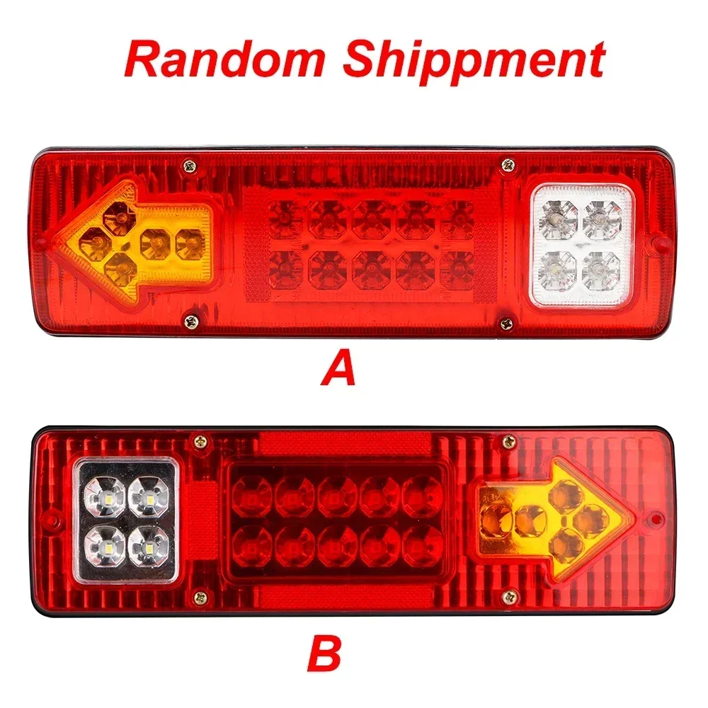 Waterproof 12V 24V For Trailer Lorries Boat Truck Reversing Lights Indicator Lamp 19LED Tail Lights Turn Signal Lamp Stop Lights