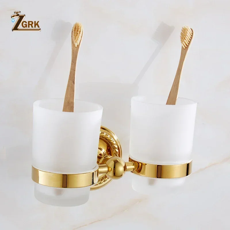 ZGRK Gold Bathroom Accessories Bath Brass Soap Dish Set Toilet Life Bathroom Rack Paper Holder Appliance