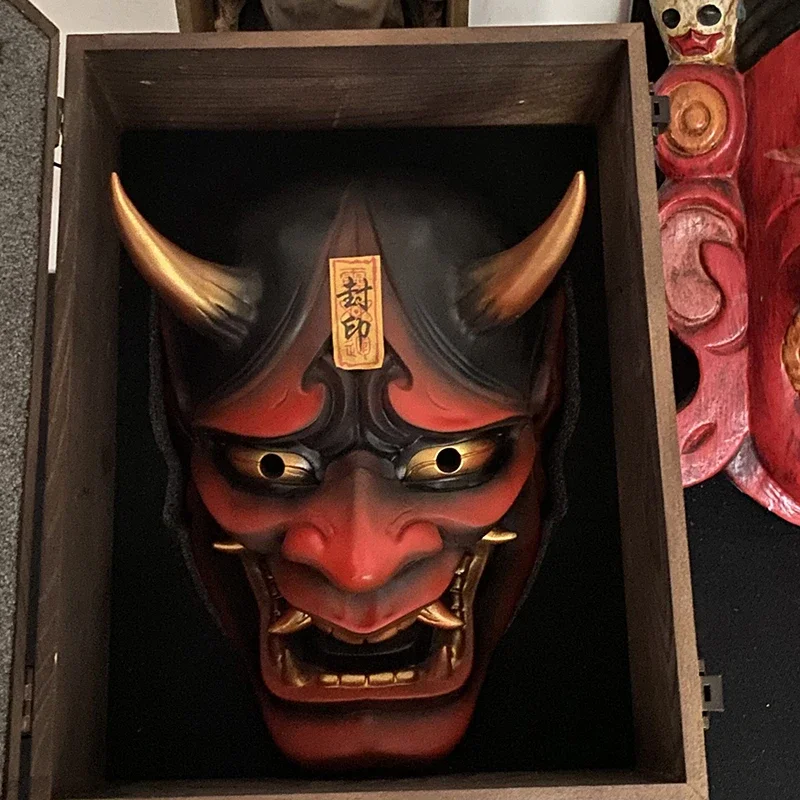 Samurai Uncle Oni Latex Mascaras Halloween Cosplay Puntelli Tema Horror Decorazione Giocattoli Per Adulti Masque Muslimah
