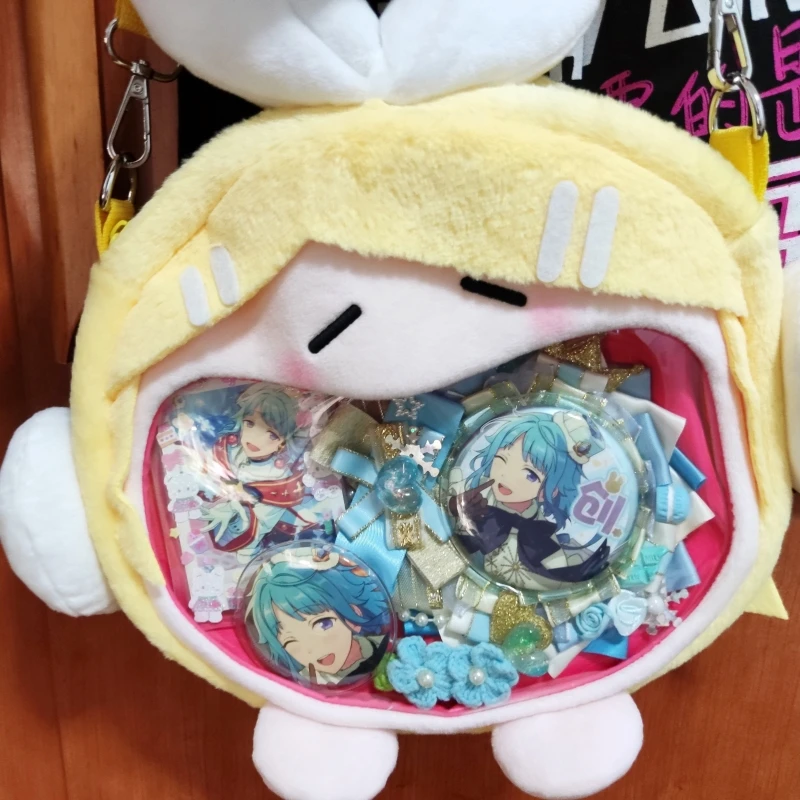 

Оригинальный Bemoe Hatsune Miku Kagamine Rin Kagamine Len плюшевая сумка через плечо болезненный пакет Kawaii Косплей рюкзак для девочек Подарки