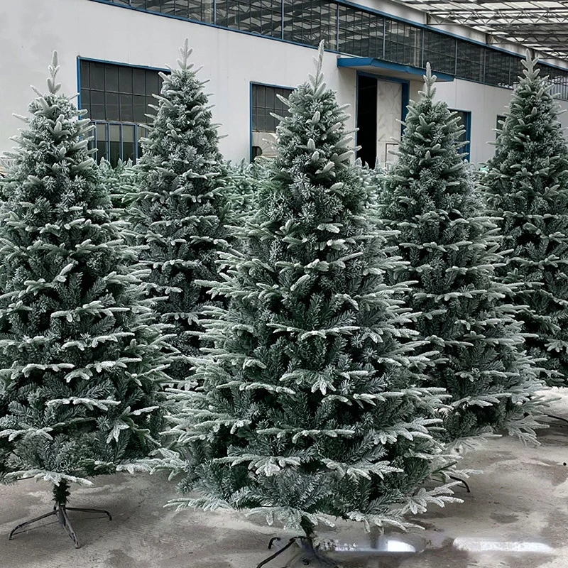 LargeArtificialEncryptedWhiteSimulationSnowflakeChristmasTreePE