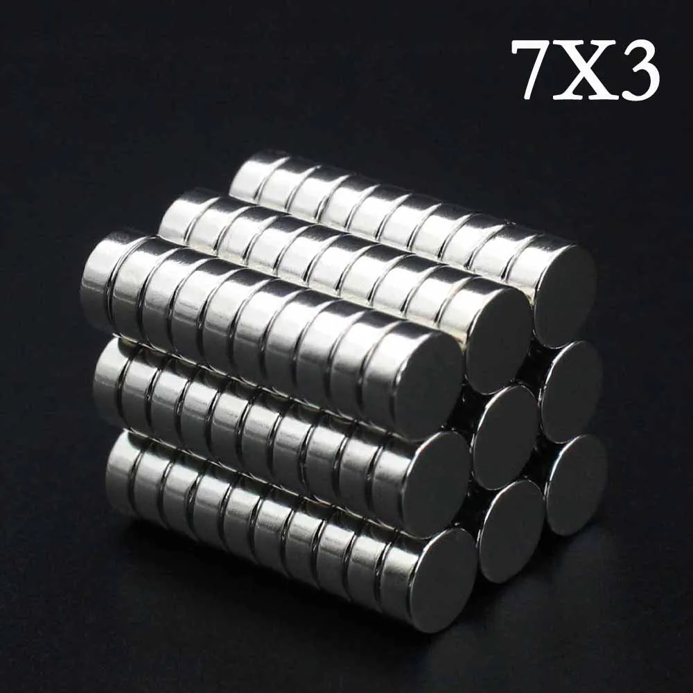 

10/20/30/40/50Pcs 7x3 Neodymium Magnet 7mm x 3mm N35 NdFeB Round Super Powerful Strong Permanent Magnetic imanes Disc