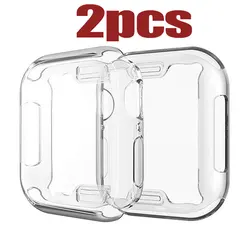 Custodia protettiva in TPU con bumper e pellicola per schermo per Apple Watch