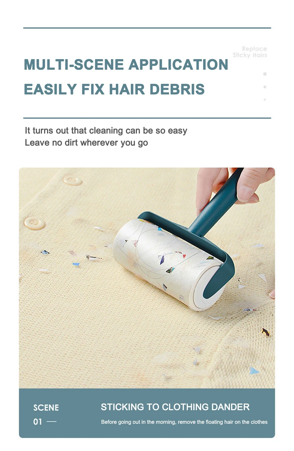 Sticky Roller Brush - Showing Collection of Lint