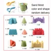 Outdoor Game For Kids 6PCS Sand Toys Set Beach Castle Bucket Shovel Rake Mold Digging Sand Kit Parent-Children Interactive 4