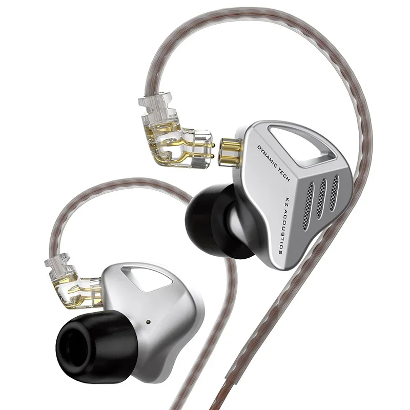 

Наушники KZ ZVX, динамические Hi-Fi наушники с басами, наушники-вкладыши для монитора, Спортивная гарнитура с шумоподавлением