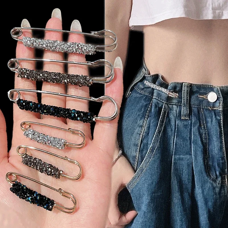 Pants Jeans Waist Change Safety Pins, Waist Brooch Clips