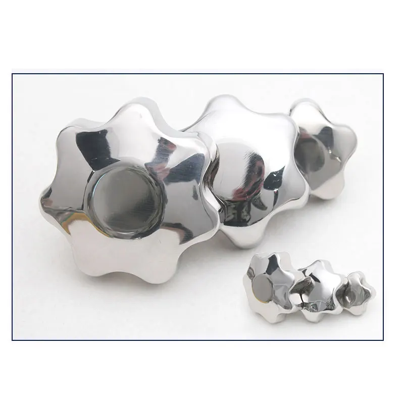 304 Edelstahl Innengewinde Sternförmiger Griff Knopf Schraub  