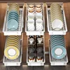 Kitchen Pull-out Dish Rack Drawer Drying Rack Sliding Bowls Dishes Drainer Storage Rack Sink Cabinet Organizer Tableware Holder 2