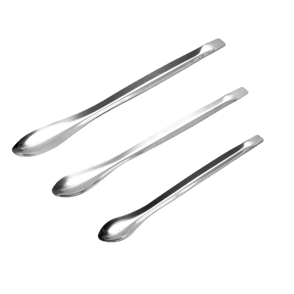 

12Pcs Stainless Steel Lab Spoon Spatula Laboratory Sampling Spoon Mixing Spat Amolador De Facas Lixeira Embutir Cozinha Counter