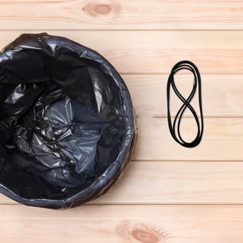 3 pezzi elastico cestino della spazzatura elastici anti caduta sacchetto della spazzatura fasce di fissaggio cestino della spazzatura accessori riutilizzabili cestino dei rifiuti da giardino 1