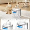 Fuente de agua para gatos y perros pequeños