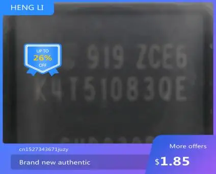 

100% NEW K4T51083QE-ZCE6