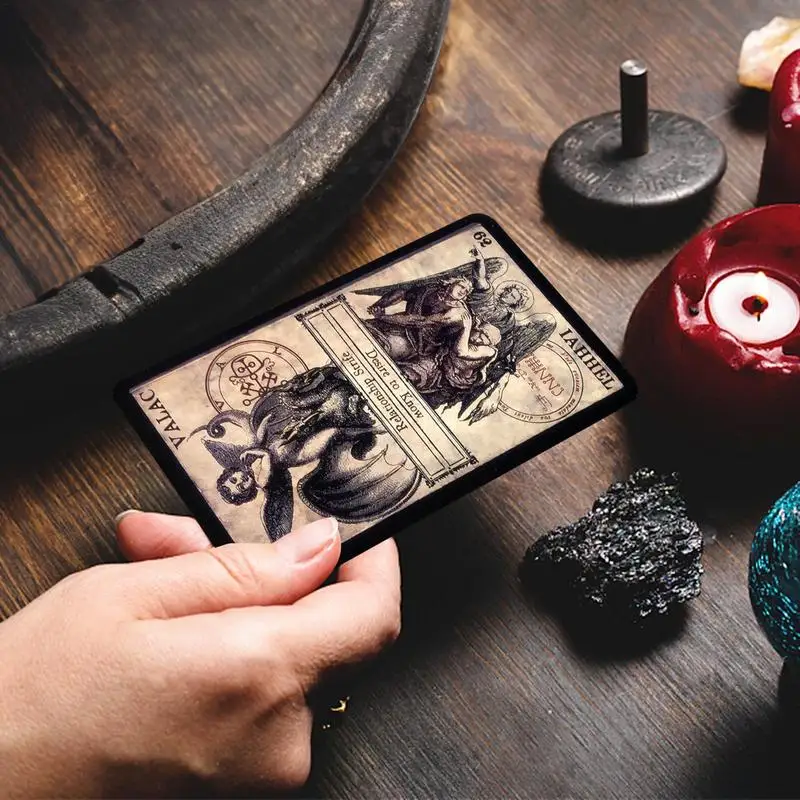 Oracle Cards The Oracle of Heaven and Hell Cards Board Game English Version Standard Tarot Decks for Witch Gift Party Favors 2