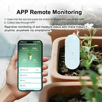 4 In 1 Zigbee Smart Soil Tester Luminance Humidity Temperature Moisture Sensor APP Real Time Monitor Works With Tuya Zigbee2MQTT - Image 3