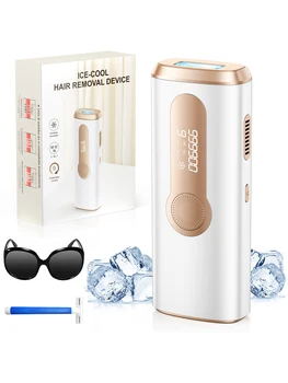 990000 Epilatore laser Flash Depilazione IPL per uomini e donne Corpo Bikini Macchina per la rimozione dei peli IPL permanente indolore per il viso 1