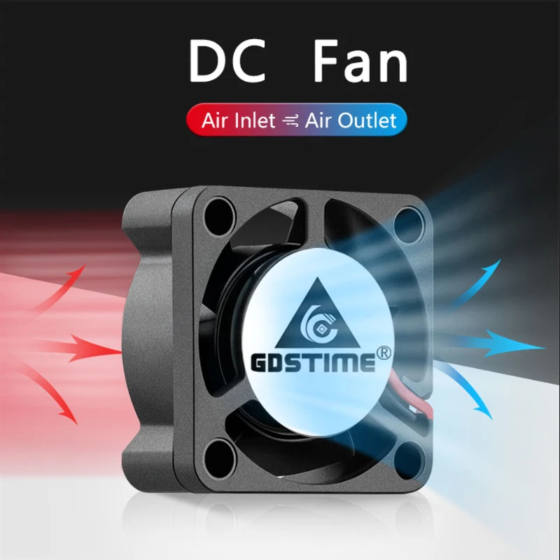 Cooling Fan Gdstime DC 5V 12V 24V Cooler Fan 3010 4010 5010 6010 Brushless Exhaust Fan 40MM 50MM Radiator Accessories For 3D Printer Cooling