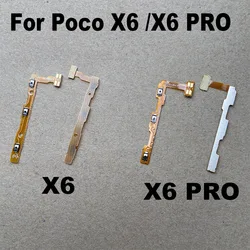 Power On/Off Volume Button Flex Cable Replacement for Xiaomi Poco X6 Pro 5G (POCO X6 PRO)