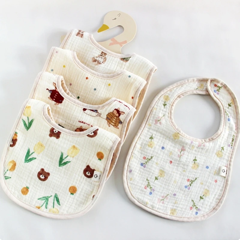 

Двустороннее детское полотенце со стильными узорами, детские нагрудники, многофункциональная ткань для отрыжки, легкие для