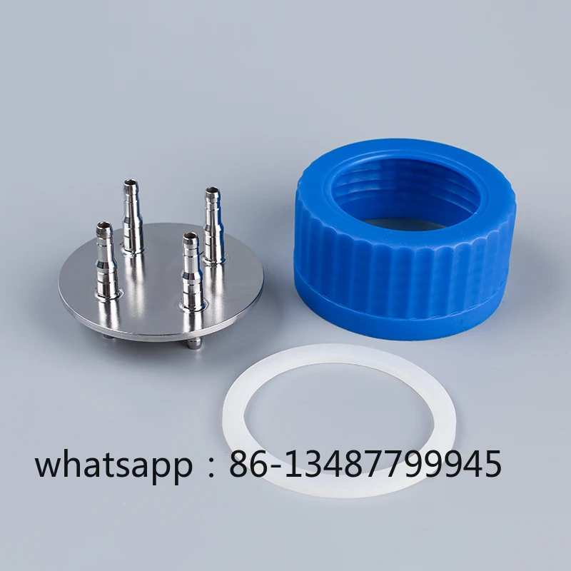 GL80 wide-mouth feeding bottle Special feeding bottle for fermentor in reagent bottle.