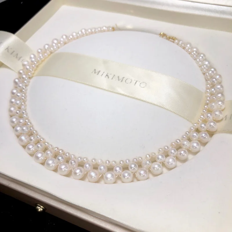 

Natural Freshwater Pearl Twin Necklace