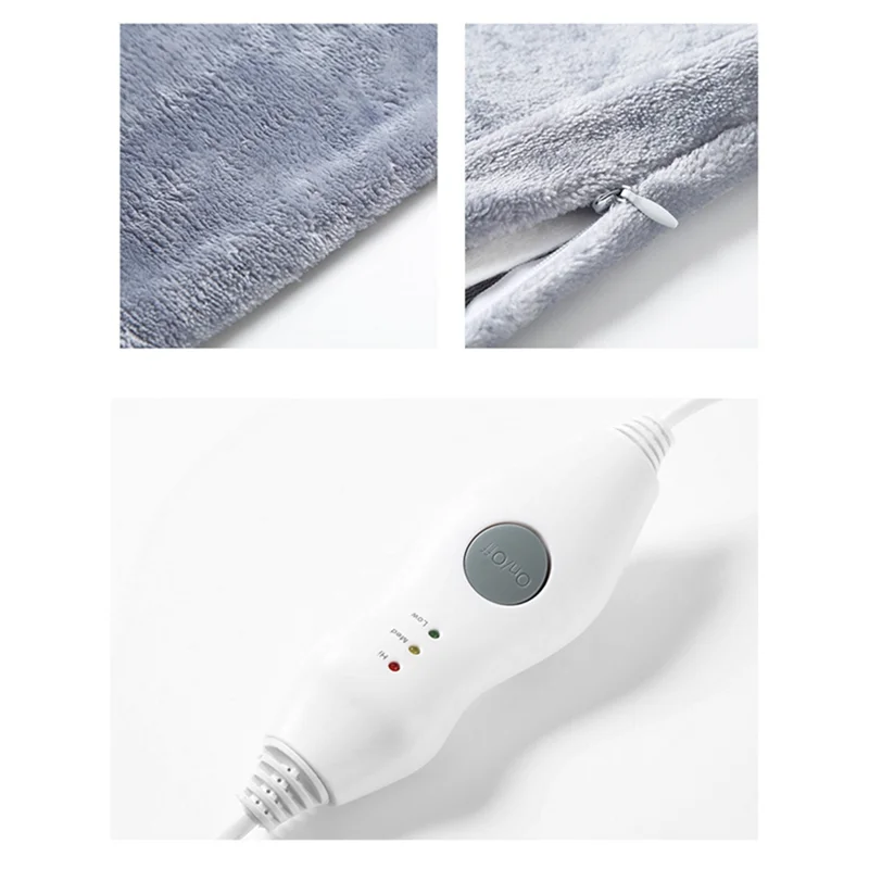 AT14 Heating Pad,Electric Blanket Comfortable,Soft,Energy-Saving,Power Saving Three Gear Constant Temperature Control.UK Plug Du 5