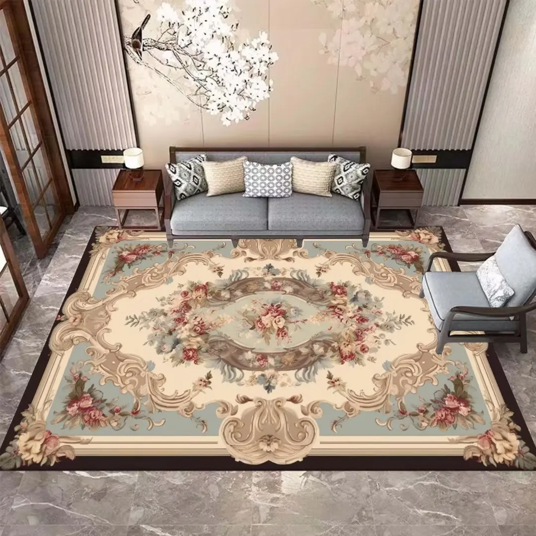 Nordic Style Household Flannel Carpets Decorative Rugs for Bed Room Washable Easy Cleaning Soft Non-slip Floor Mats Customizable 5