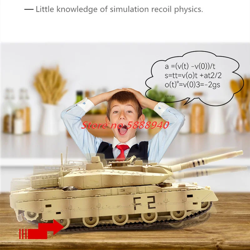 Type 10 40Mins RC Heavy Tank M1A2 T 34 40CM Large Camouflage RC Tank Independent Suspended Track Tiger Tank RC Toy For Boy Gifts 4