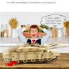 Type 10 40Mins RC Heavy Tank M1A2 T 34 40CM Large Camouflage RC Tank Independent Suspended Track Tiger Tank RC Toy For Boy Gifts 4