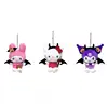 Sanrio Kuromi My Melody Keychain Cartoon Halloween Plush Toys Kawaii Hello Kitty Doll Backpack Pendant Decoration Holiday Gift 1