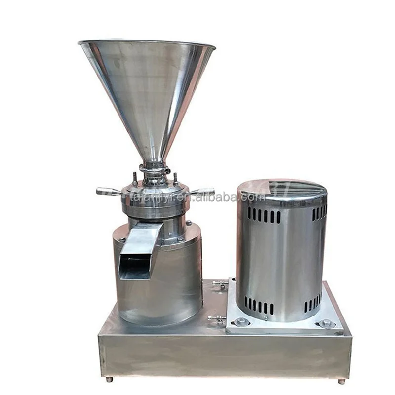 Automatic Peanut Butter Colloid Mill Electric Tahini Almond Cashew Colloid Mill Commercial Stainless Steel Peanut Butter Grinder