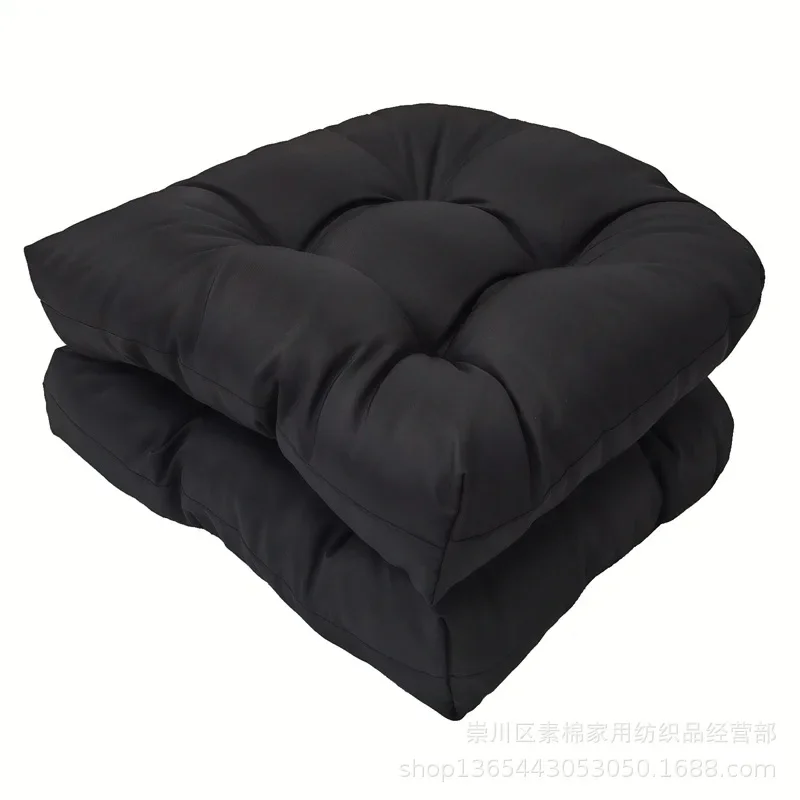 2pcs New Soft Thickened Outdoor Chair Cushion Waterproof Tufted Padded U Shape Seat Cushion for Patio 48 X 48 Cm 6