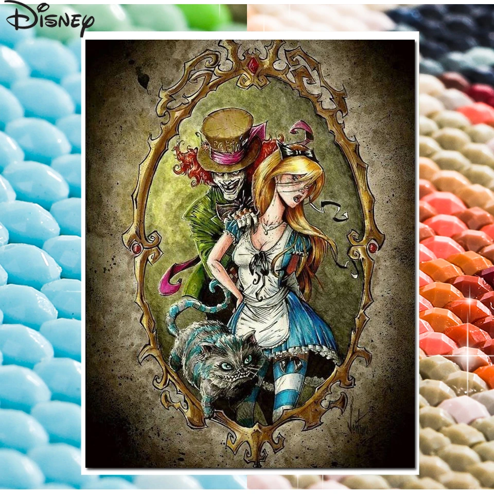 Broderie Diamant Alice Au Pays Des Merveilles