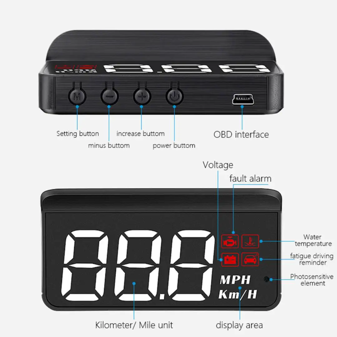 ڵ M3 Obd2 Hud   ÷,    ڵ ӵ   ϸ  ˶ ڵ ׼