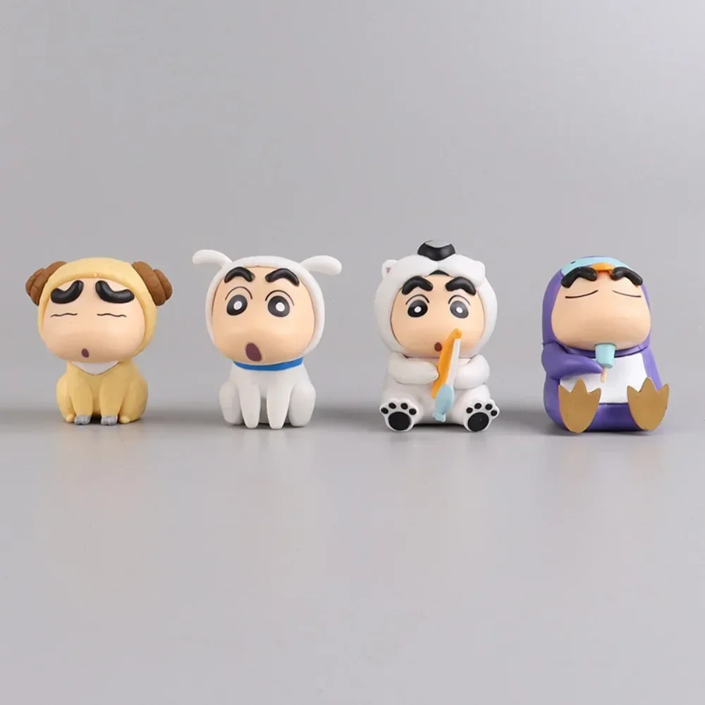 Crayon Shin-chan фигурки из мультфильма периферийные игрушки кавайная мультяшная модель фигурки акариона японские рождественские подарки для детей