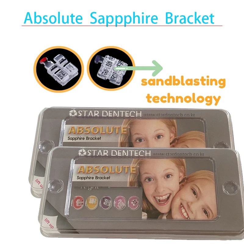 Apparecchio Trasparente Staffa Dentale Ortodontica In Zaffiro