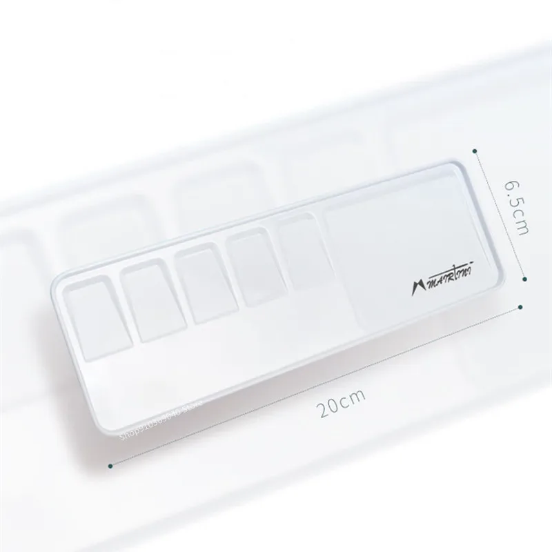 Martini Metal Watercolor Palette Multi-zone Toning Easy To Clean Portable Watercolor Painting Tools Paint Plate Art Supplies color palette watercolor palette