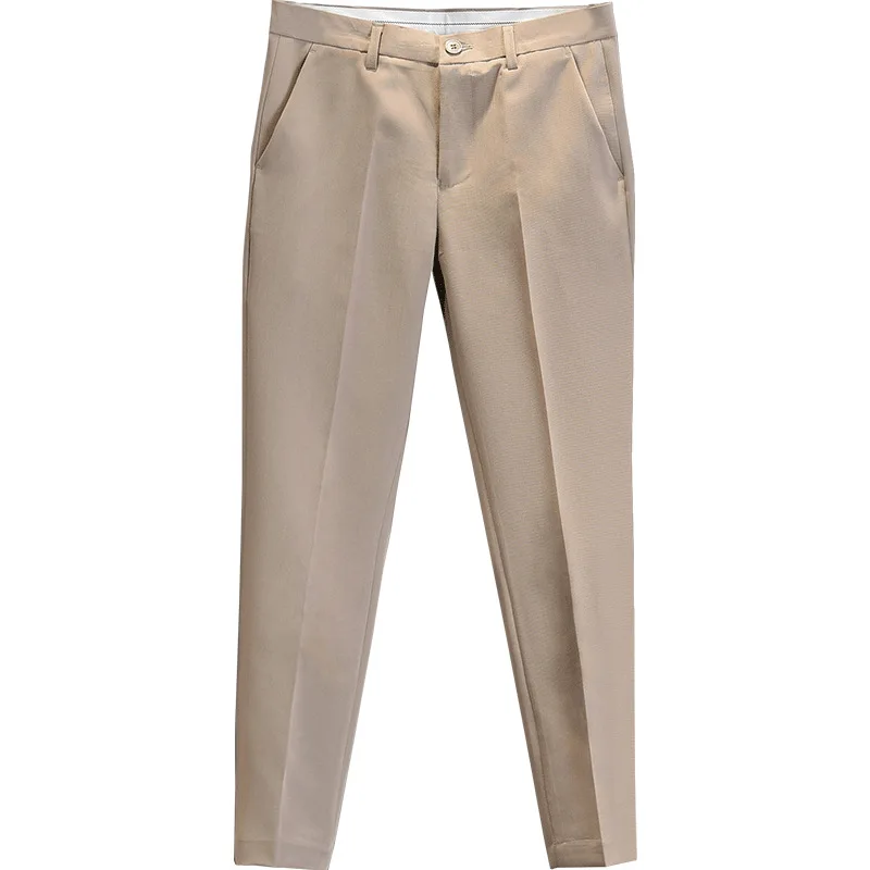 Korean Fashion Men's Pants Summer Breathable Men's Suit Pants Business Casual Pants Men Trousers Men Clothing Y2k