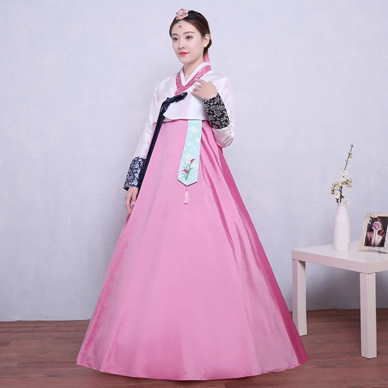 

Original Royal New Korean Ancient Costume Traditional Hanbok Female Palace Dress Minority Dae Jang Geum Korean Dance Cosplay